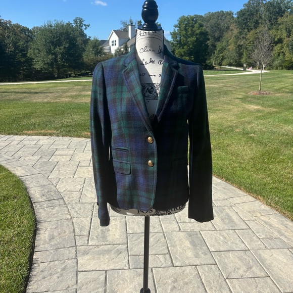 J.Crew Schoolboy Blazer – Black Watch Tartan Wool - Picture 1 of 6